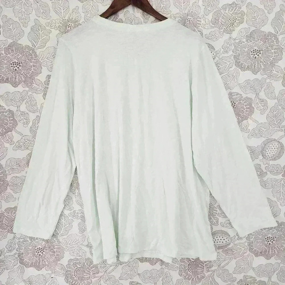 Lane Bryant Hello Winter Glitter Crewneck Long sleeve T shirt Women's 22/24 - Picture 2 of 7